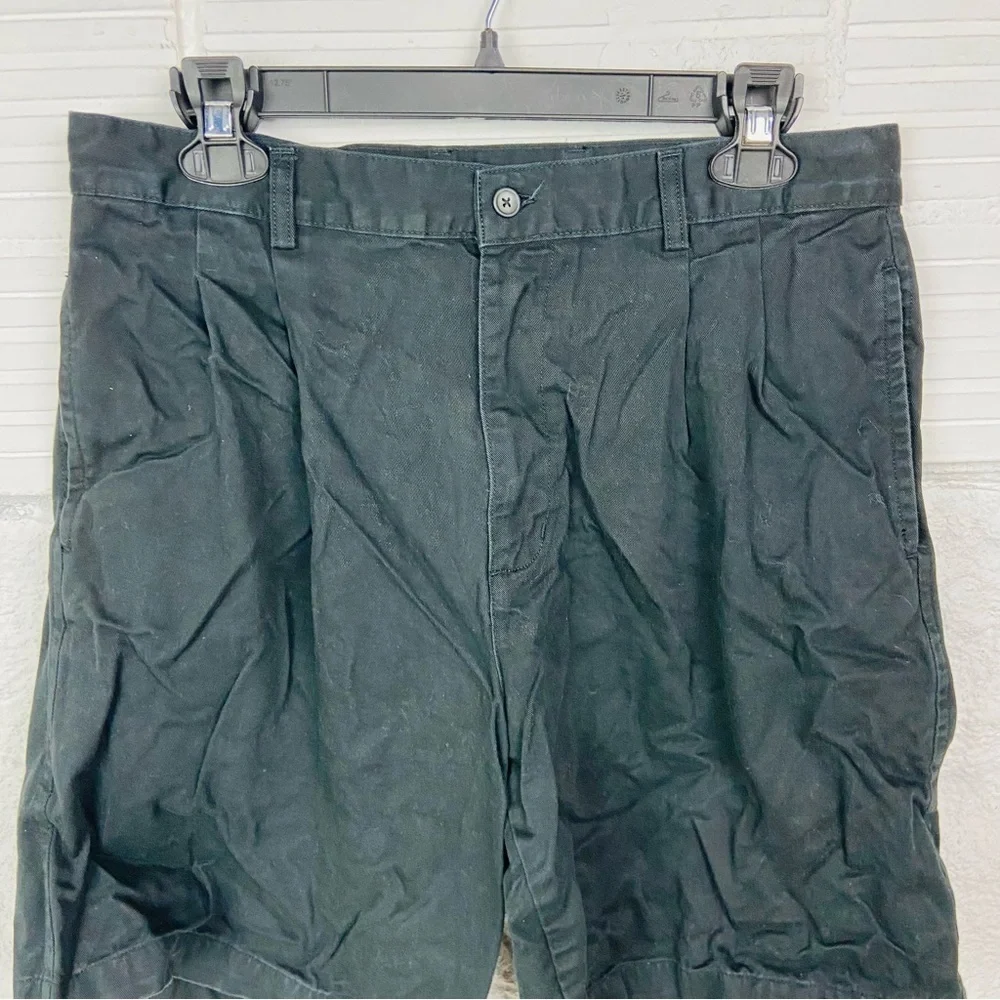 Geoffrey Beene Men's black Dark cotton Shorts size 34